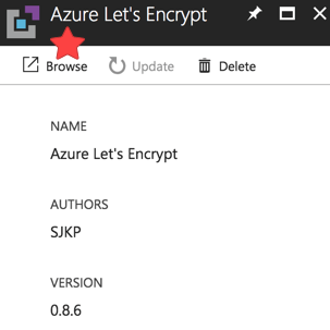 Azure Extension 6